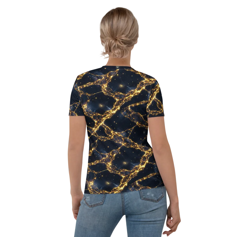 Solar Vein on Women's Crew Neck T-Shirt — Back