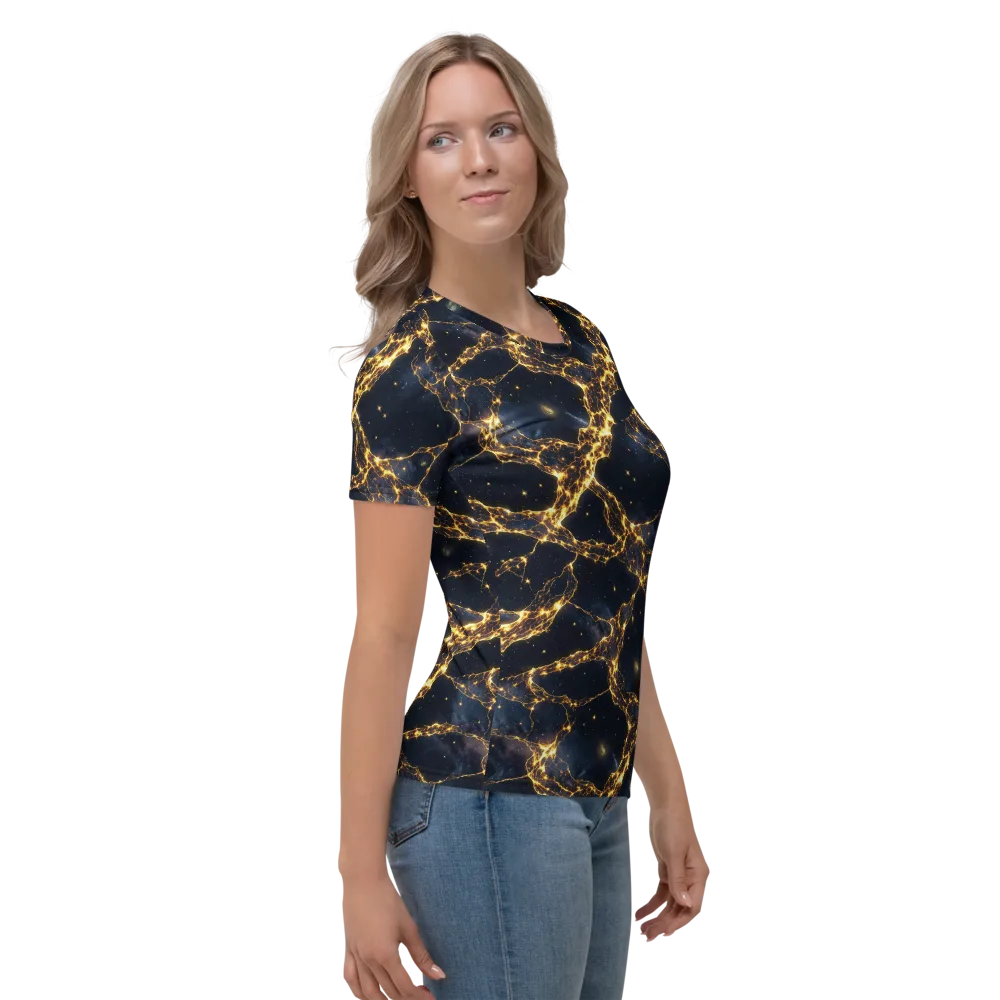 Solar Vein on Women's Crew Neck T-Shirt — Right