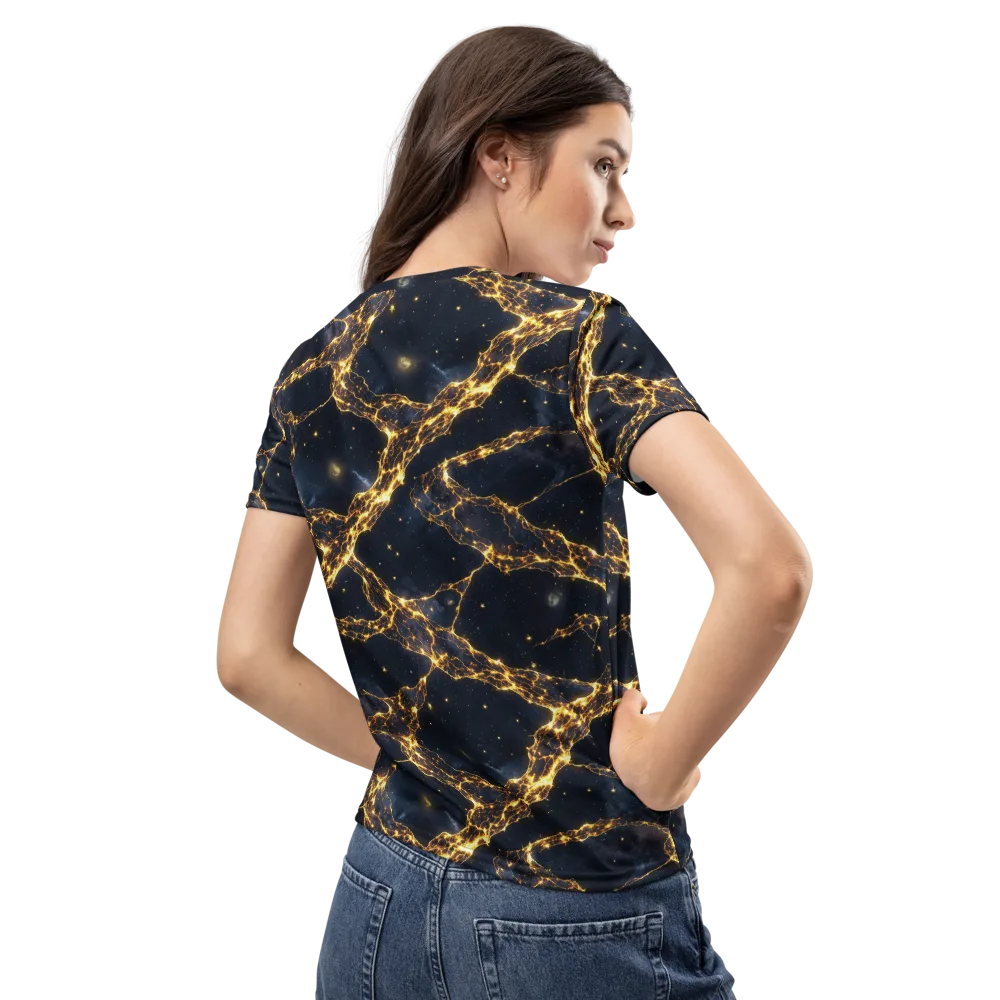 Solar Vein on Women's Crew Neck T-Shirt — Back