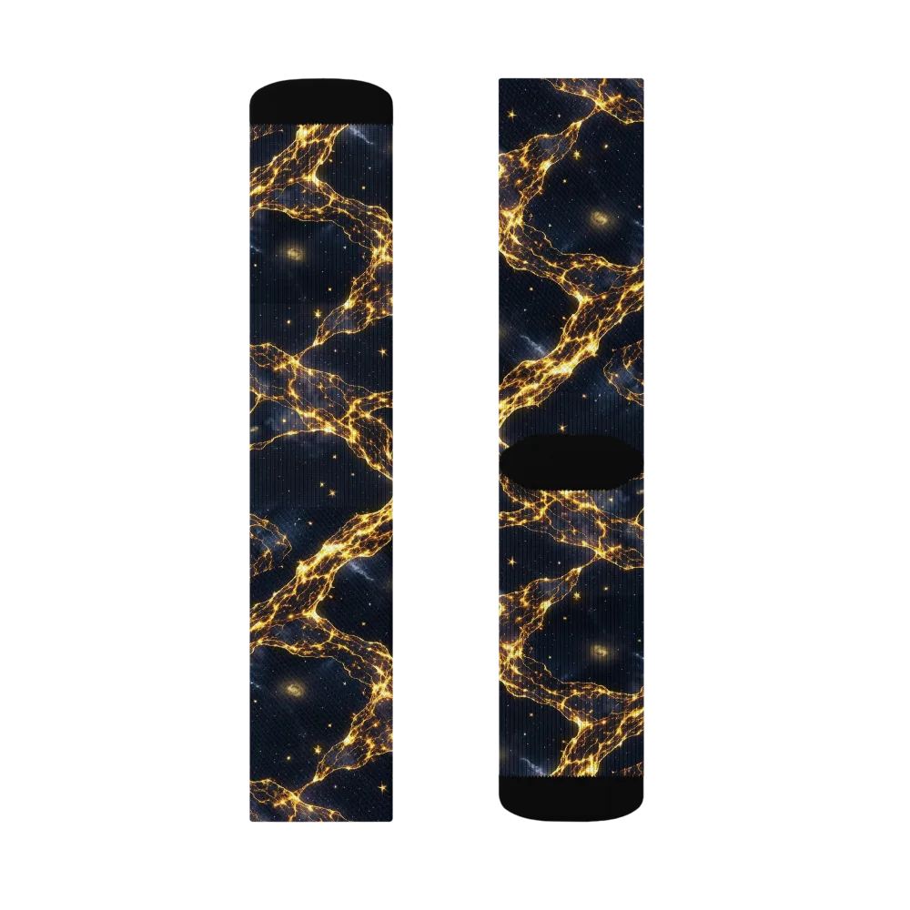 Solar Vein on Socks — Right Sock