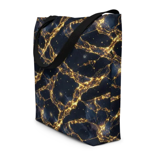 Solar Vein on a Large Tote Bag W/ Pocket