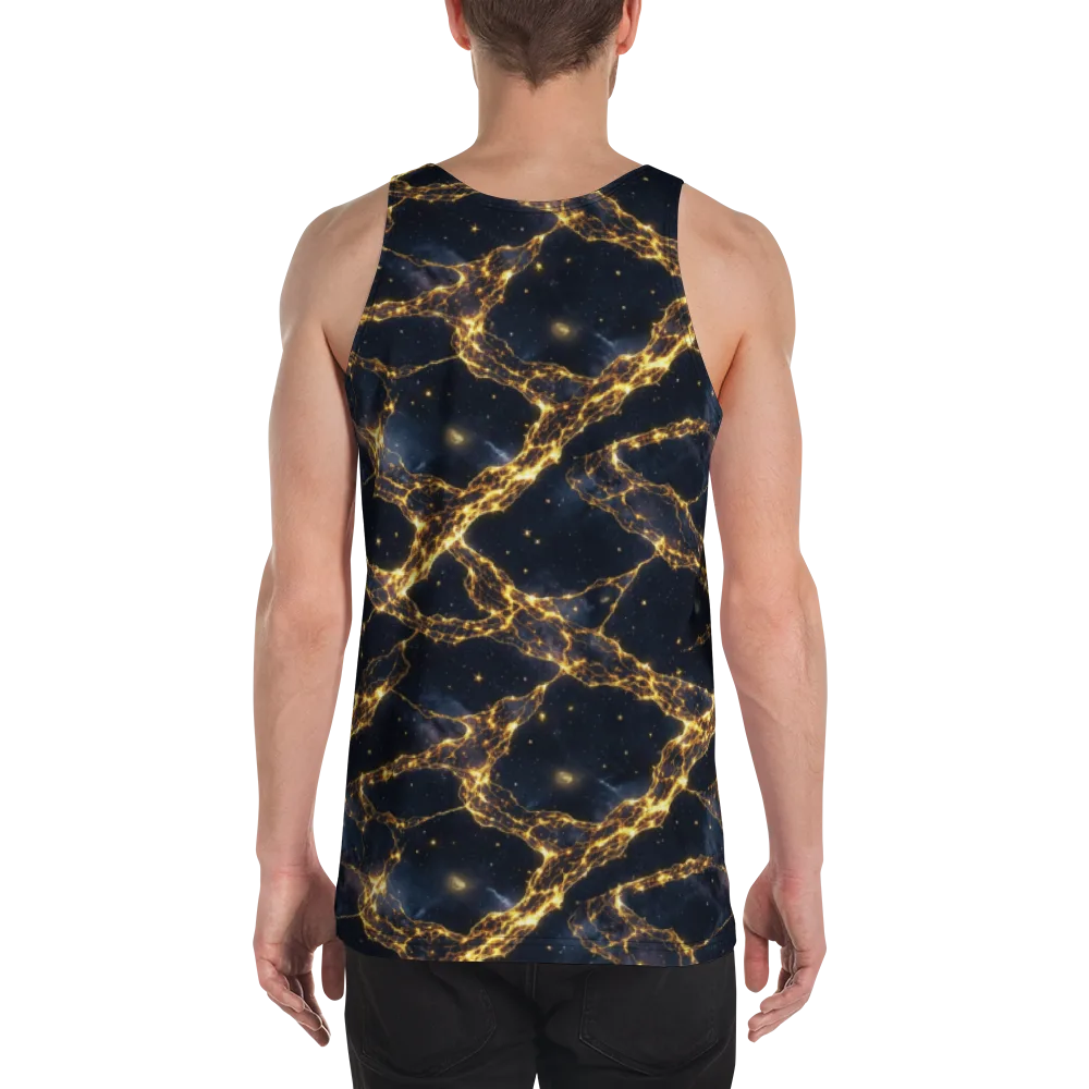 Solar Vein on Men's Tank Top — Back
