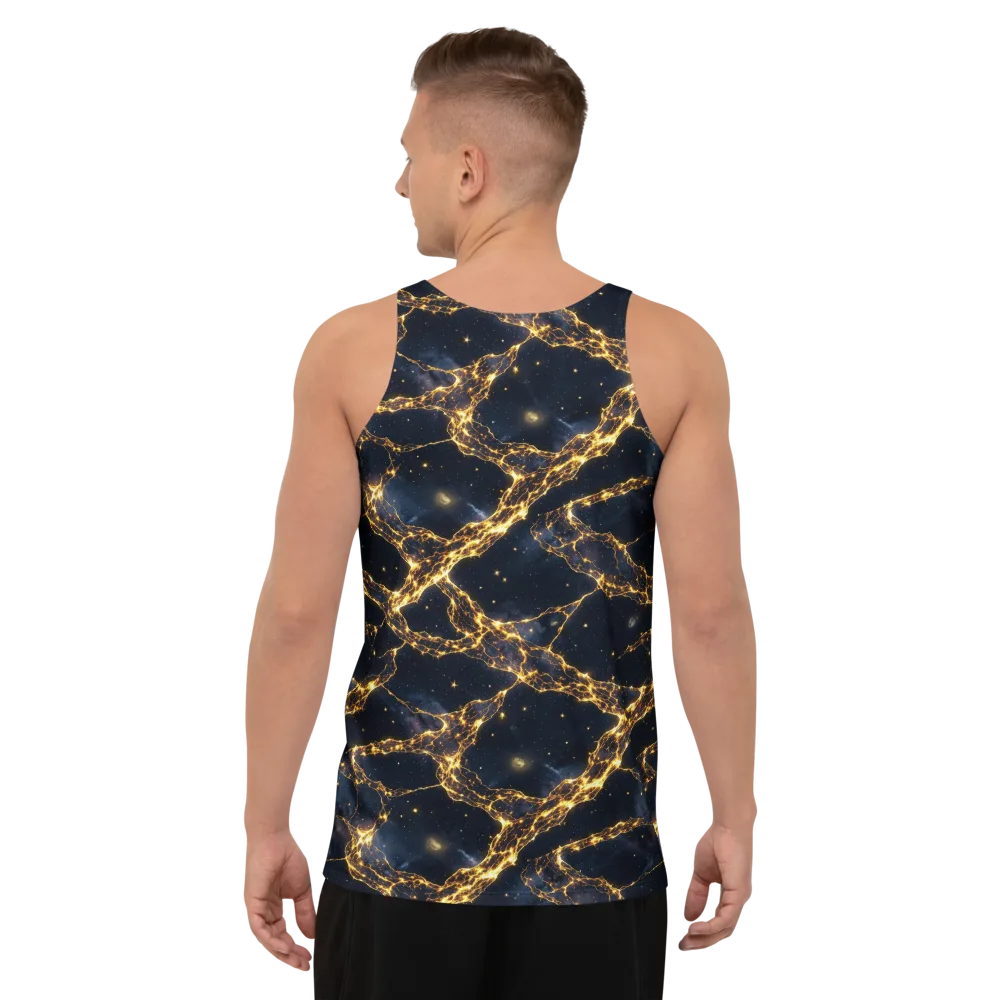 Solar Vein on Men's Tank Top — Back