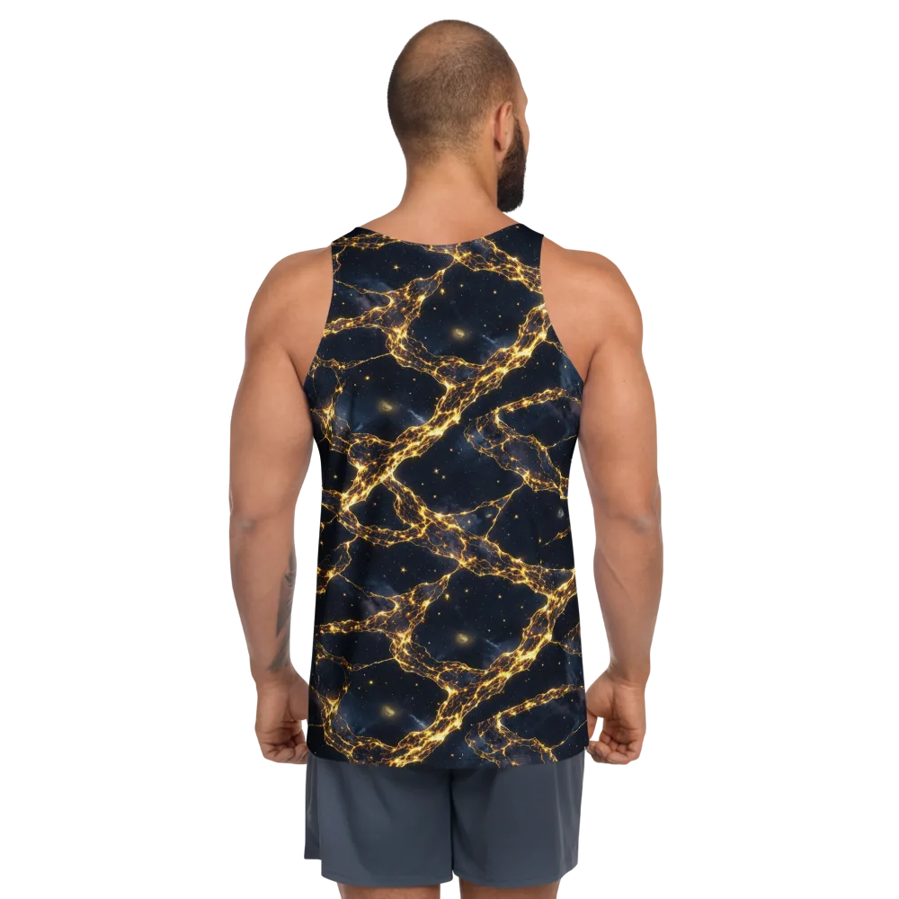 Solar Vein on Men's Tank Top — Back