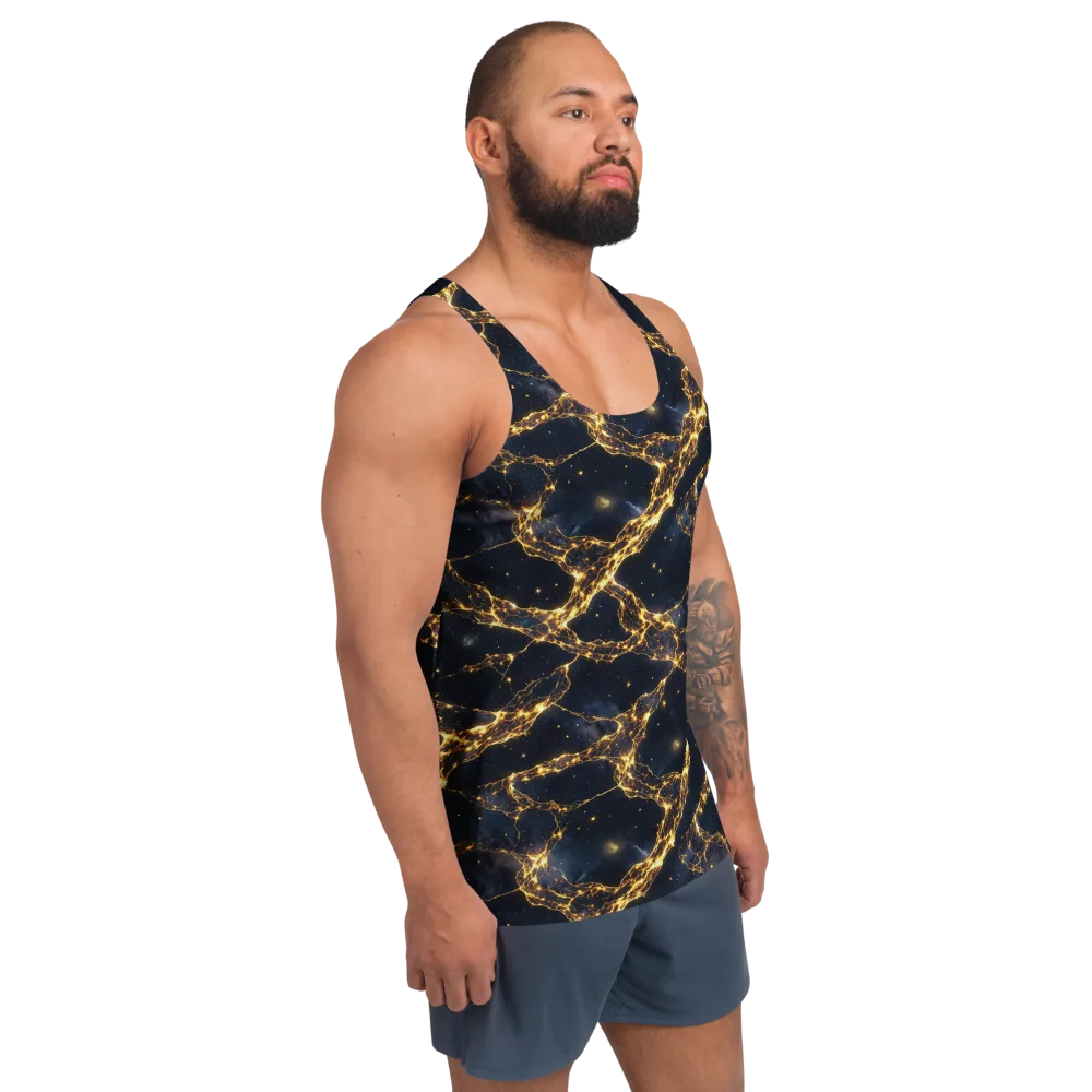 Solar Vein on Men's Tank Top — Right Front