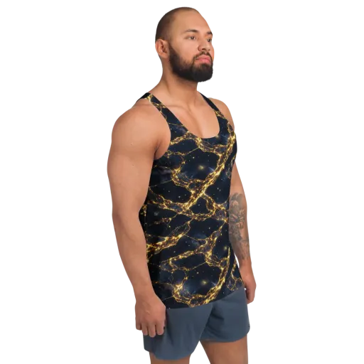 Solar Vein on a Men's Tank Top