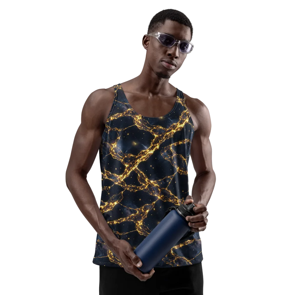 Solar Vein on Men's Tank Top — Front