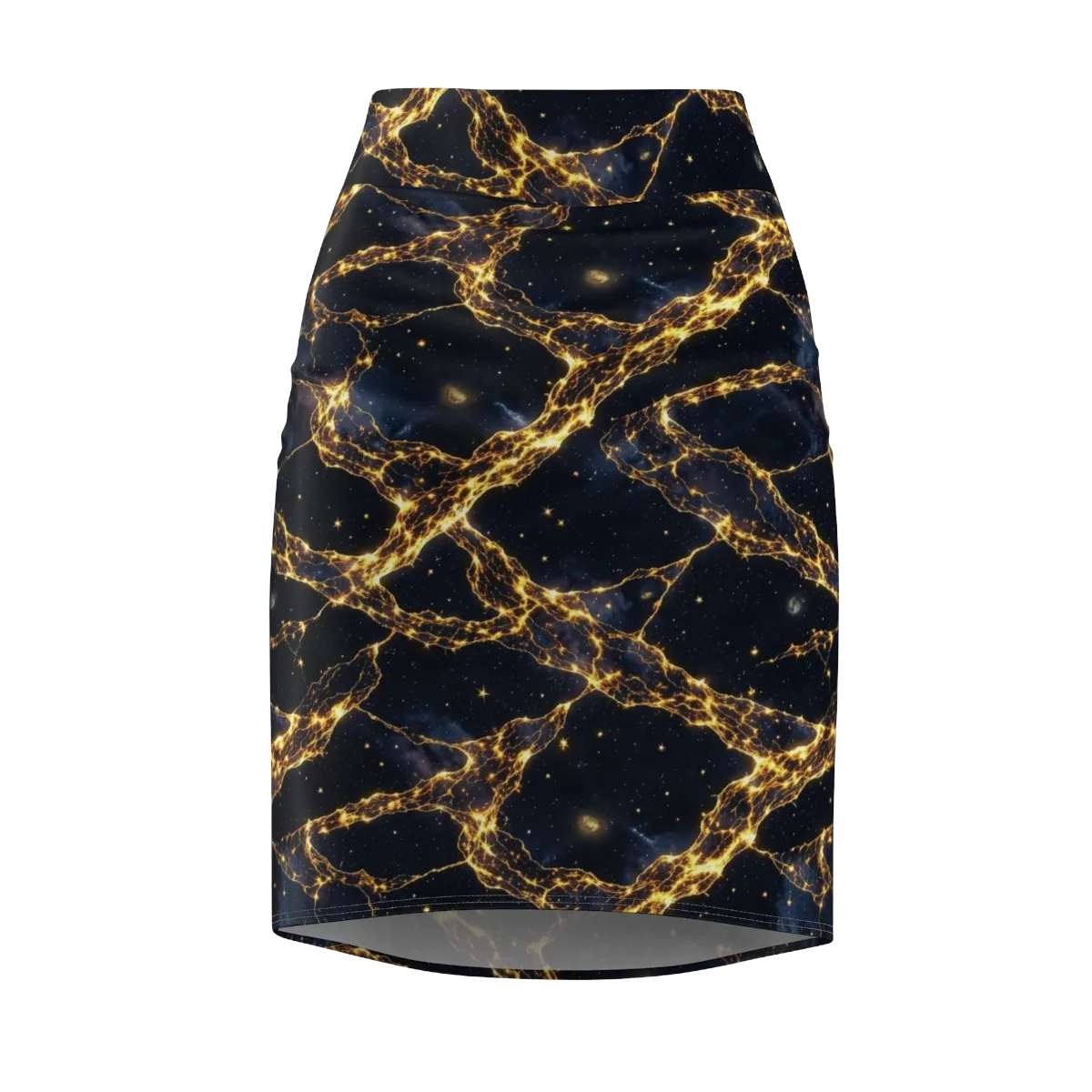 Solar Vein on Pencil Skirt — Front