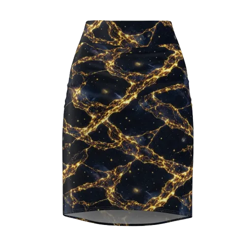 Solar Vein on a Pencil Skirt