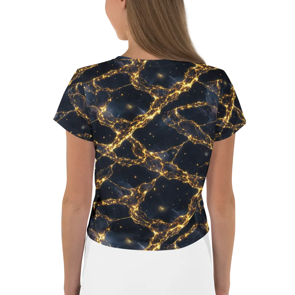 Solar Vein on Crop Tee — Back