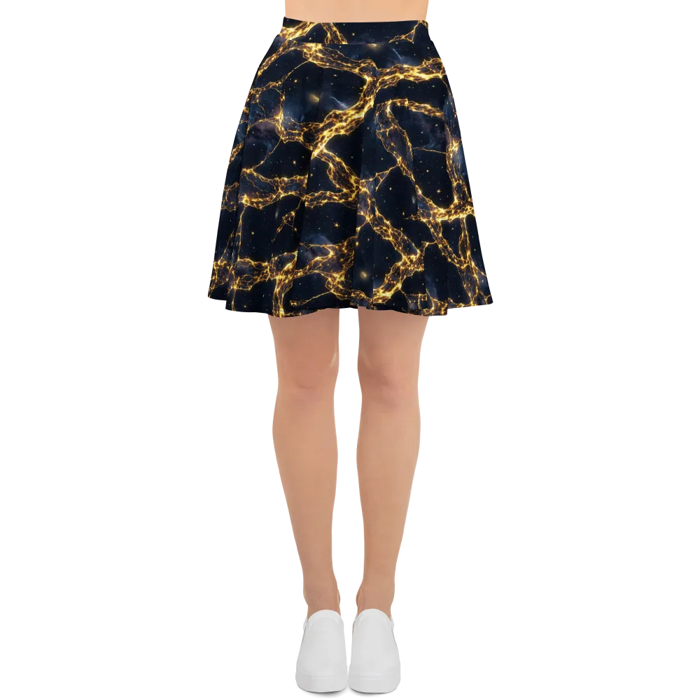 Solar Vein on Skater Skirt — Front
