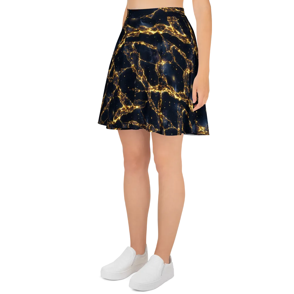 Solar Vein on Skater Skirt — Left