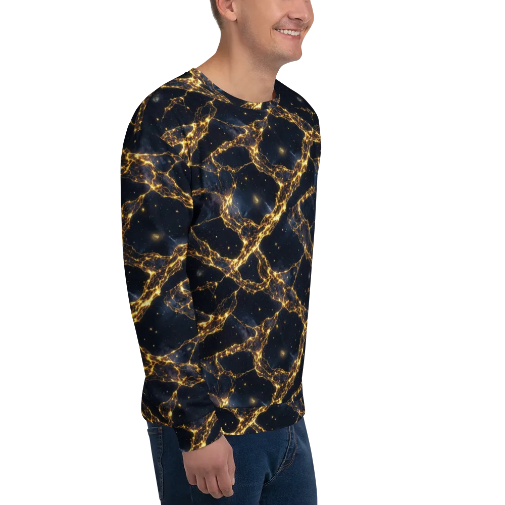 Solar Vein on Sweatshirt — Right Front