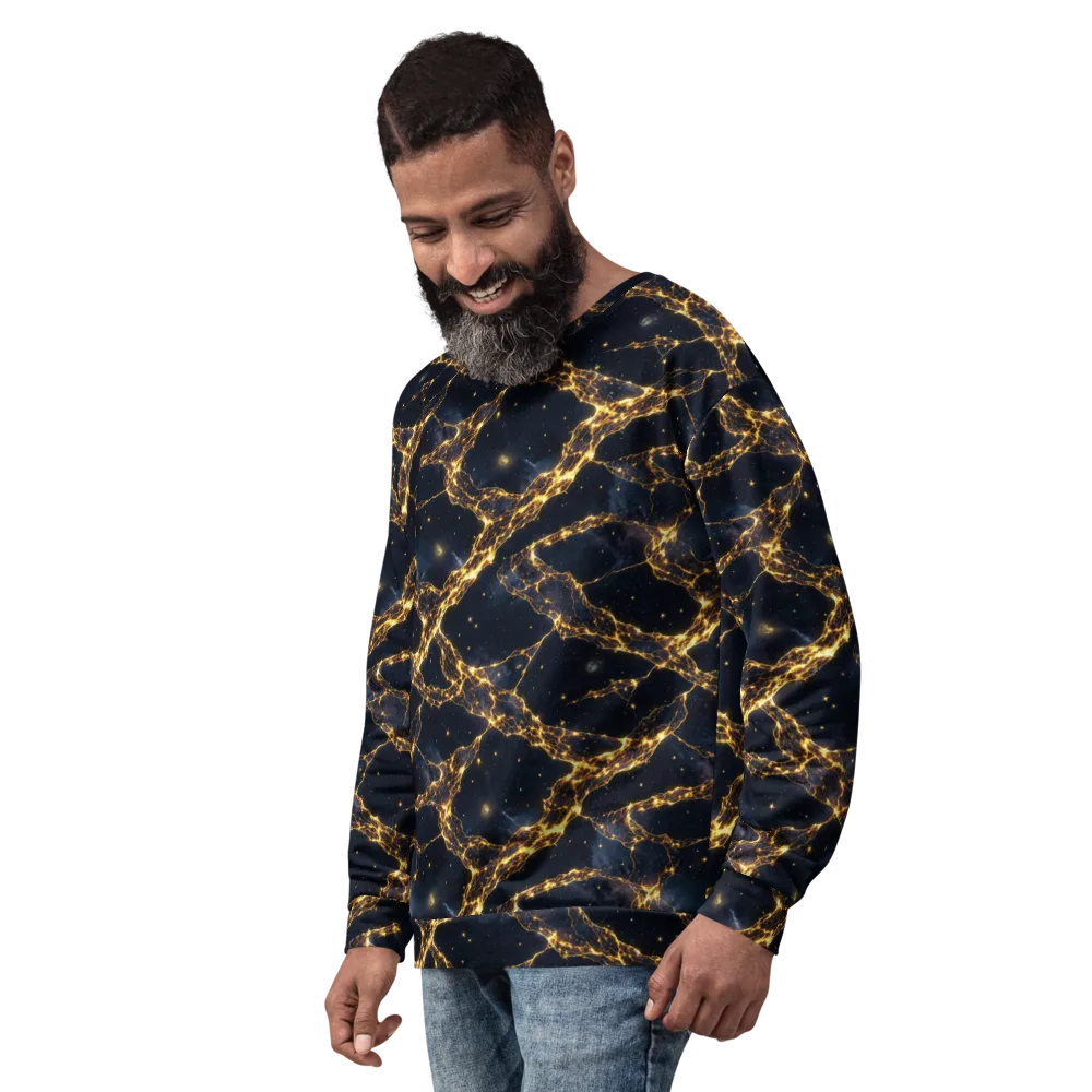 Solar Vein on Sweatshirt — Left Front