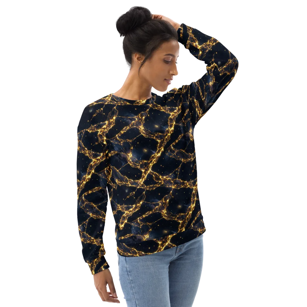 Solar Vein on Sweatshirt — Right Front