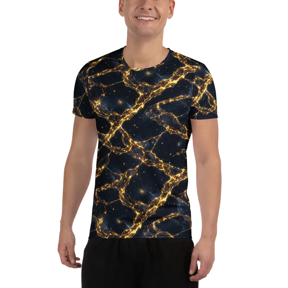 Solar Vein on Men's Athletic T-Shirt — Front