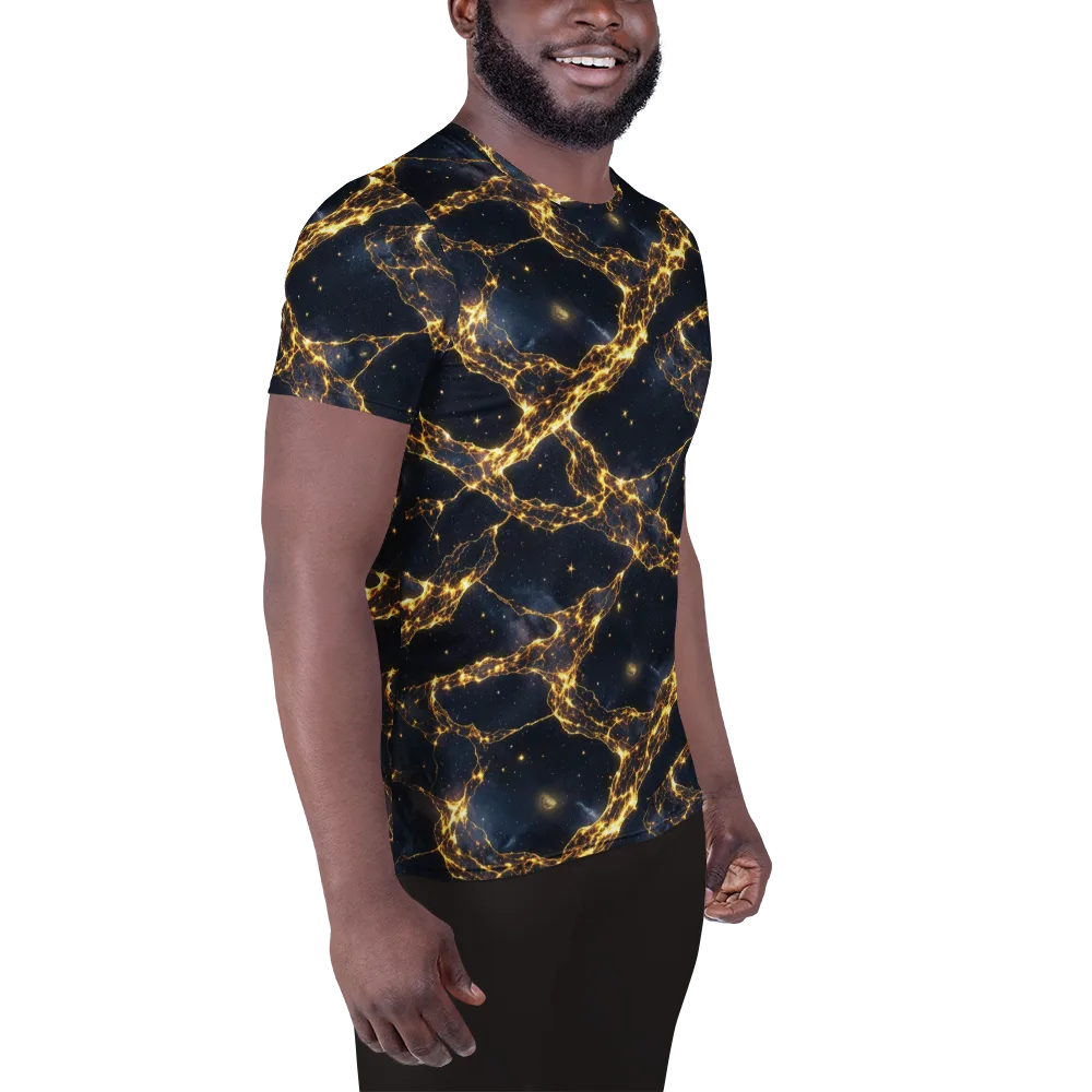 Solar Vein on Men's Athletic T-Shirt — Right