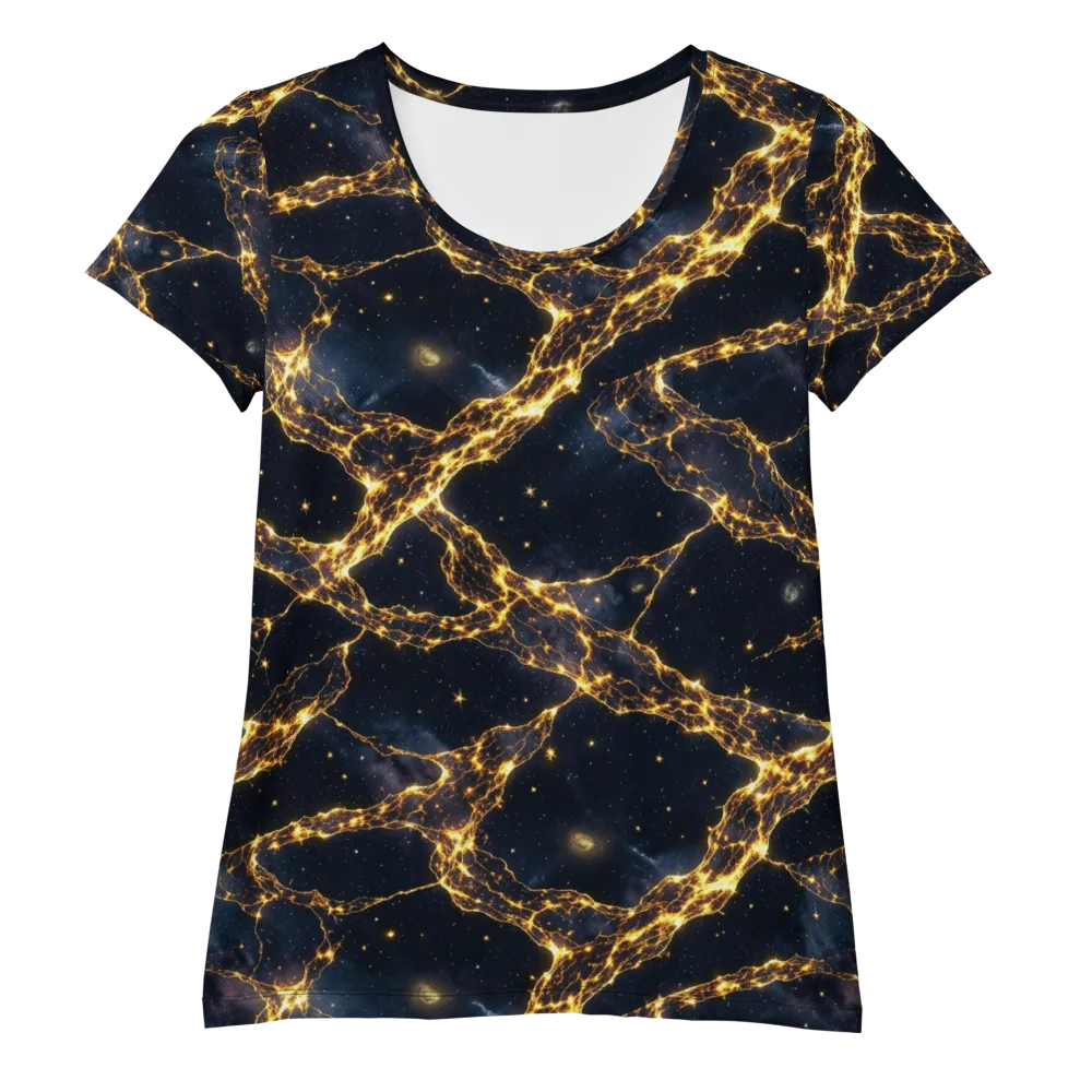 Solar Vein on Women's Athletic T-Shirt — Front