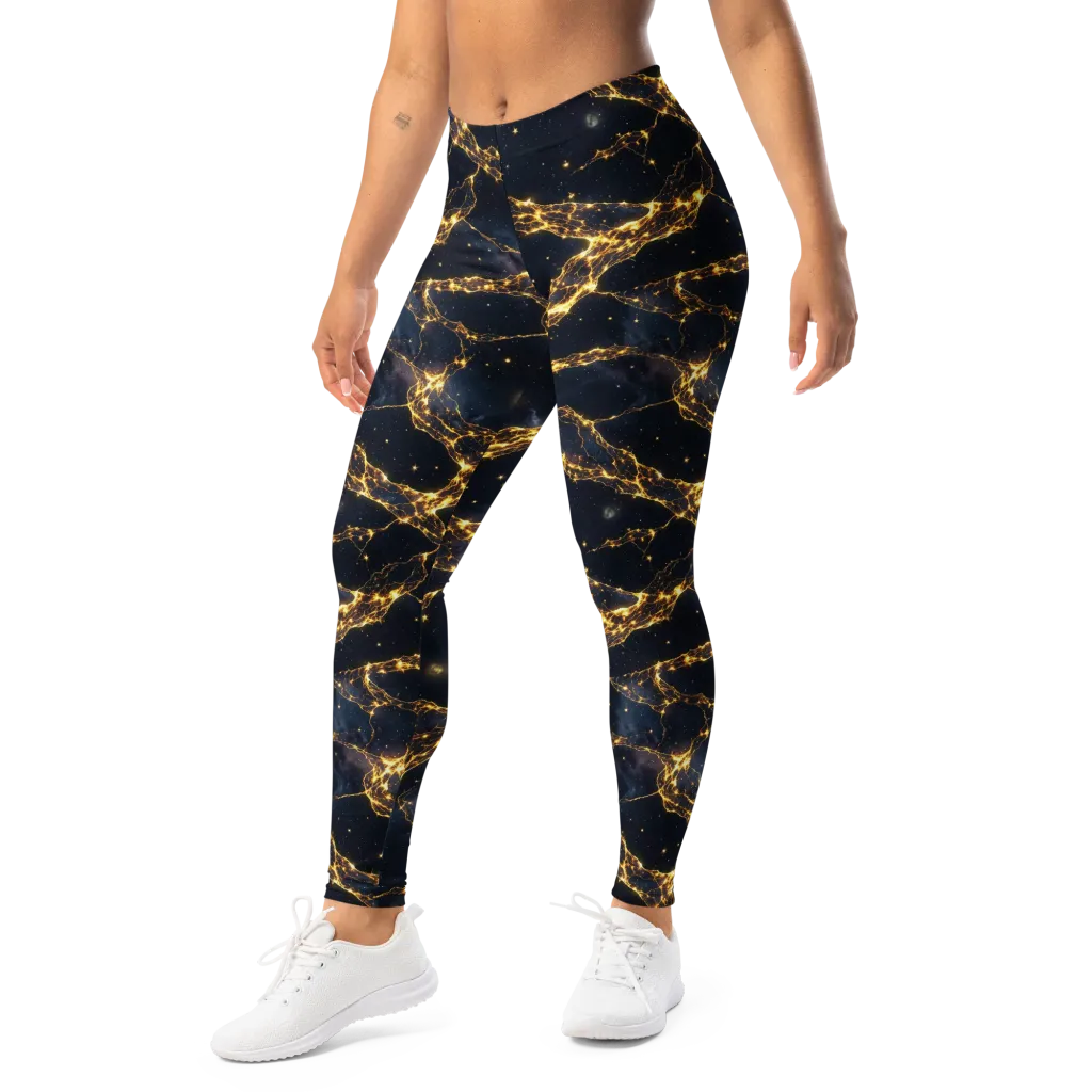 Solar Vein on Leggings — Left Front