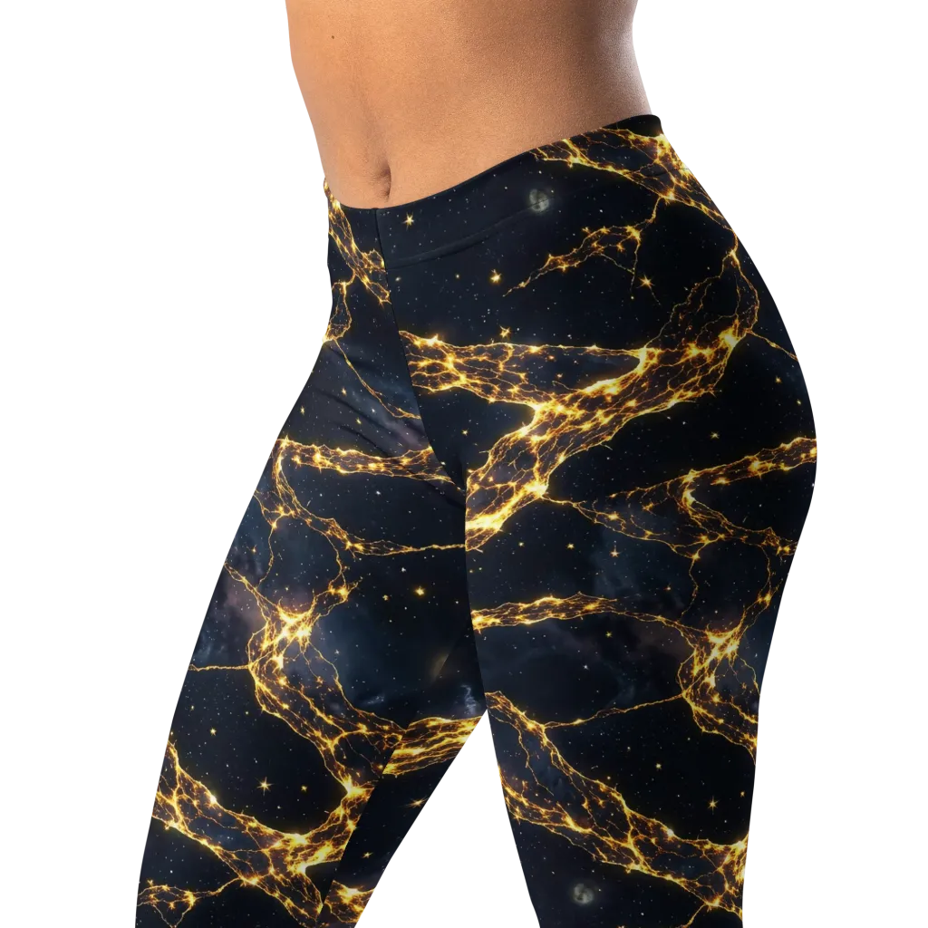 Solar Vein on Leggings — Left Front