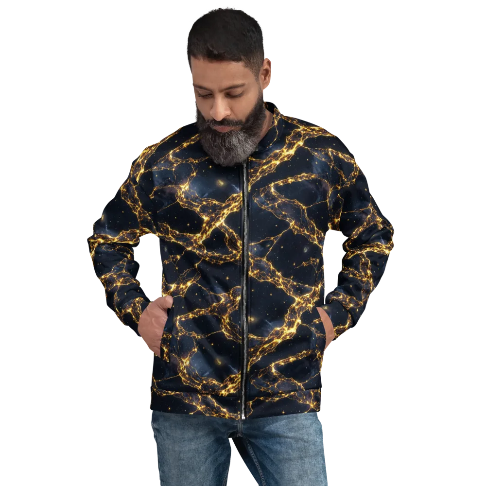Solar Vein on Bomber Jacket — Front
