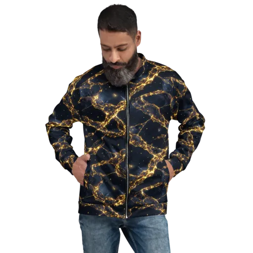 Solar Vein on a Bomber Jacket