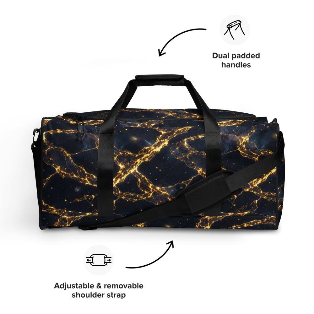 Solar Vein on Duffle Bag — Front