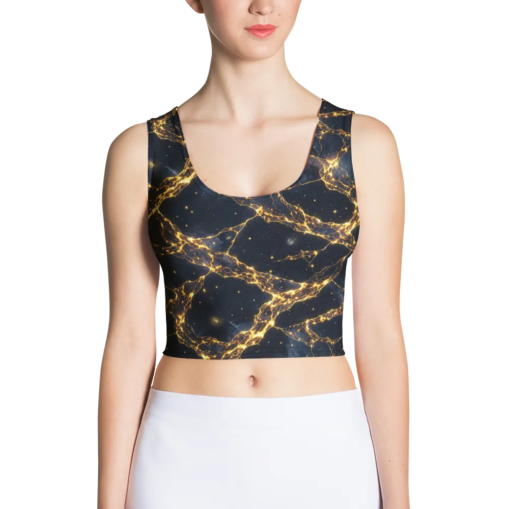 Solar Vein on Crop Top — Front