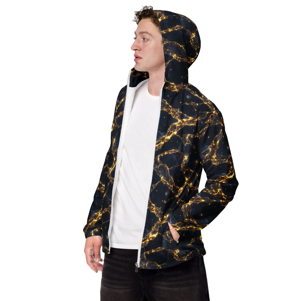 Solar Vein on Men's Windbreaker — Left Front