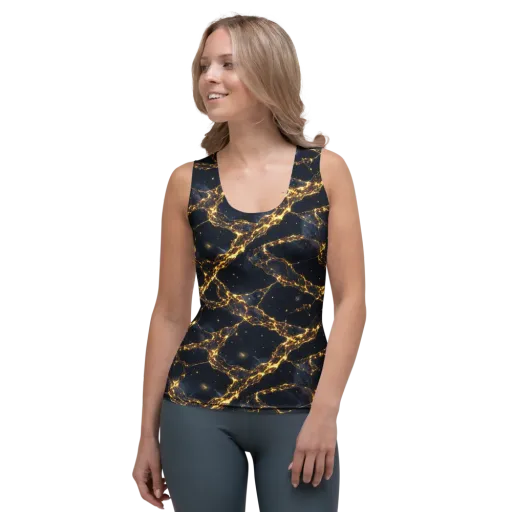 Solar Vein on a Women's Tank Top