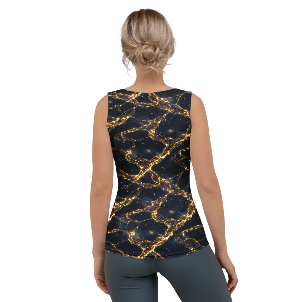 Solar Vein on Women's Tank Top — Back