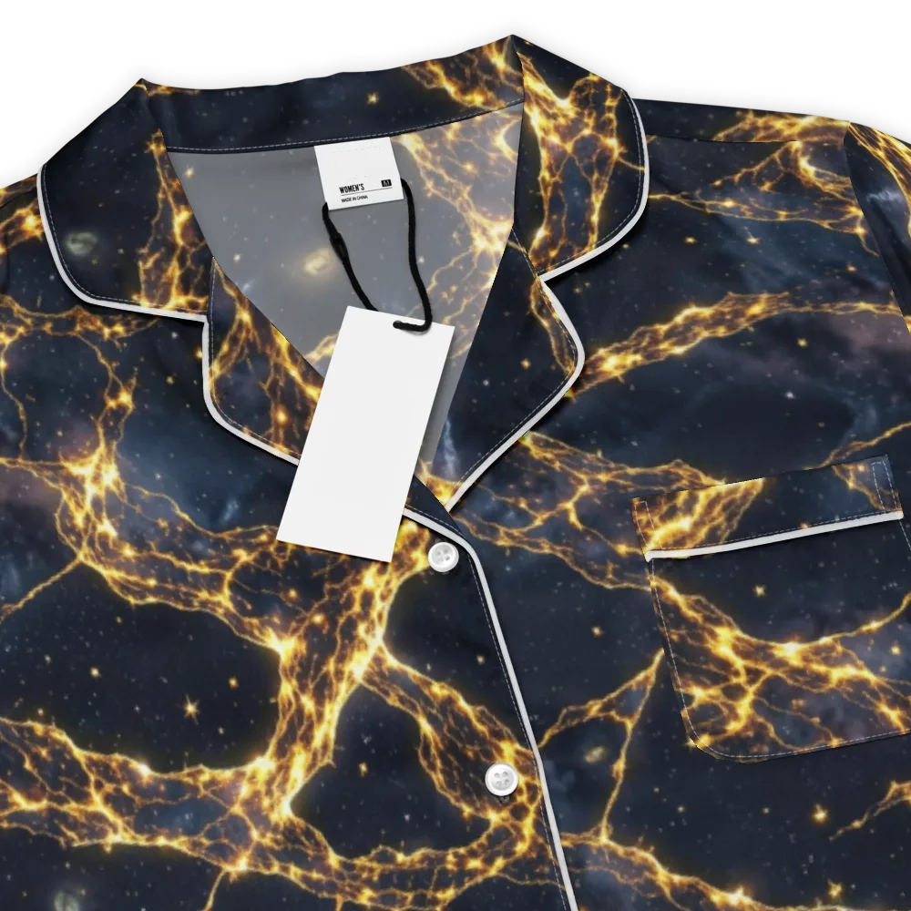Solar Vein on Women's Short Sleeve Pajama Top — Product details