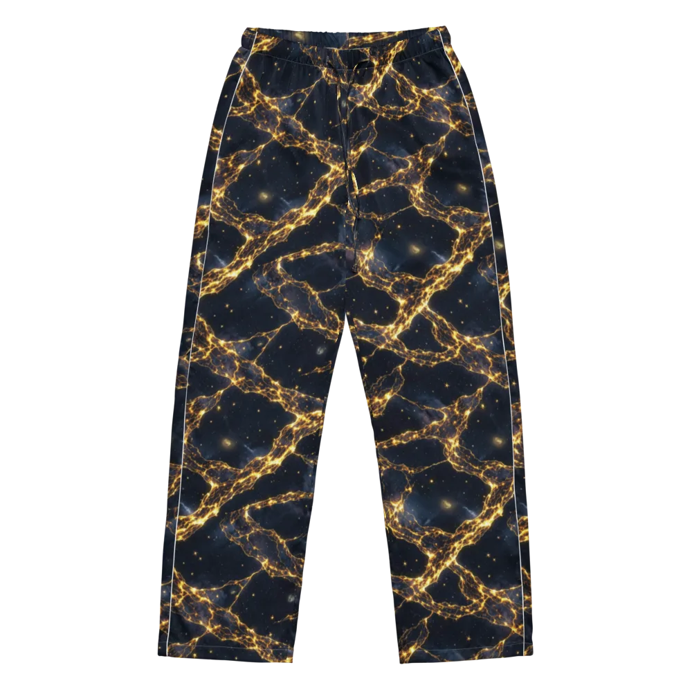 Solar Vein on Women's Pajama Pants — Front