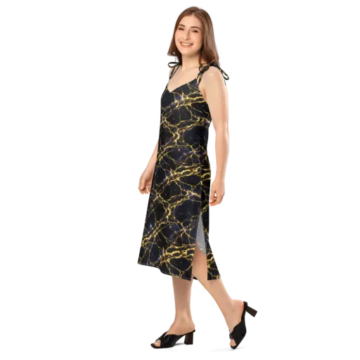 Solar Veins on a Slip Dress