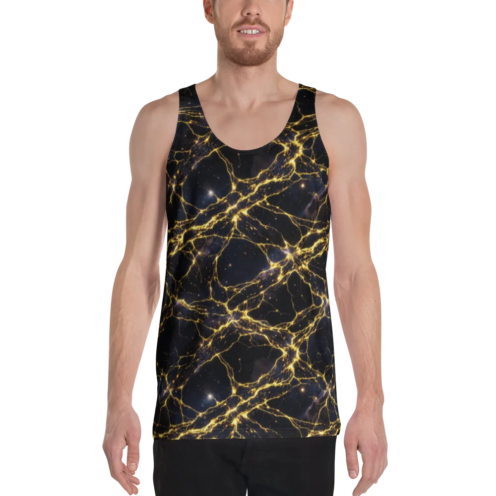 Solar Veins on Men's Tank Top — Front