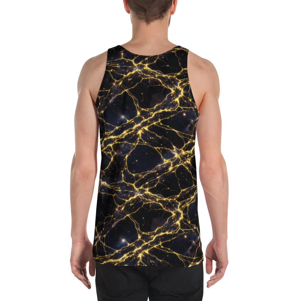 Solar Veins on Men's Tank Top — Back