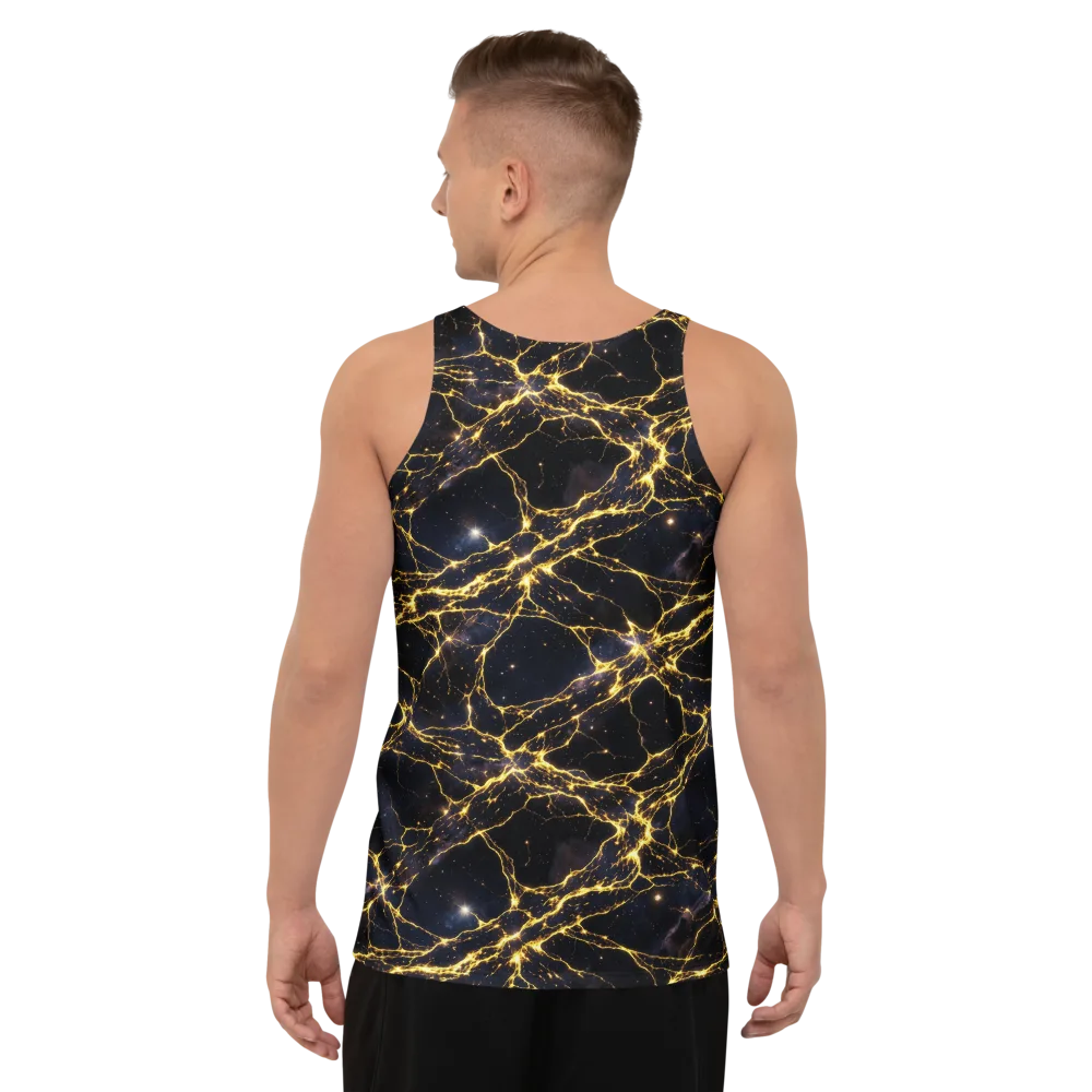 Solar Veins on Men's Tank Top — Back