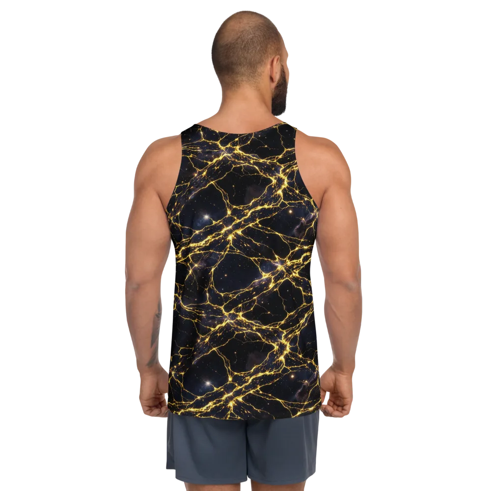 Solar Veins on Men's Tank Top — Back