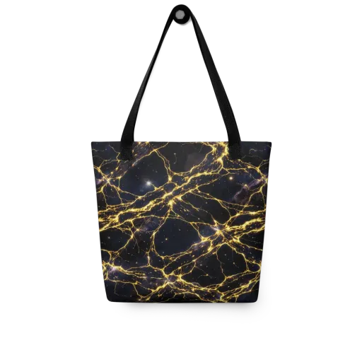 Solar Veins on a Tote Bag