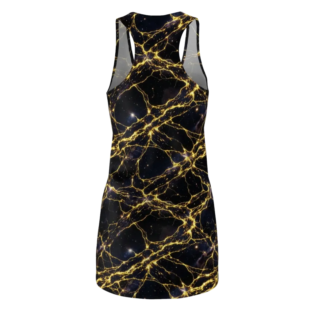Solar Veins on Racerback Dress — Back