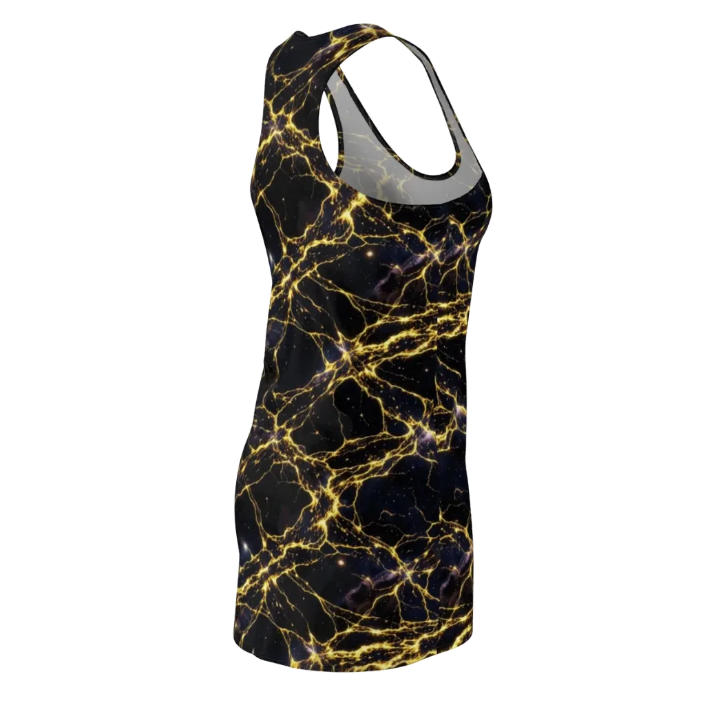 Solar Veins on Racerback Dress — Back Side