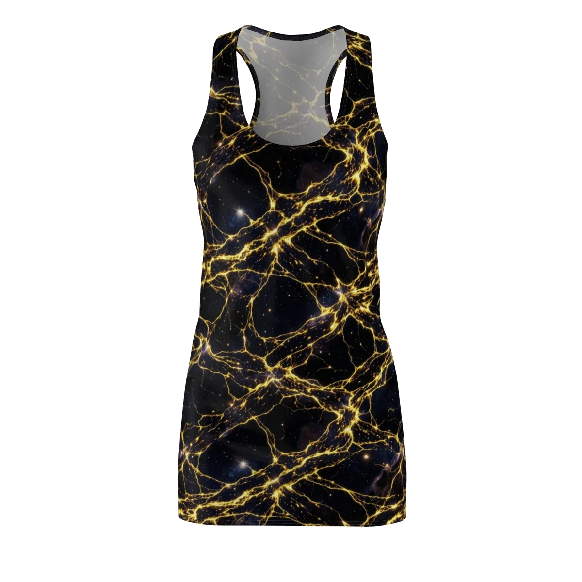 Solar Veins on Racerback Dress — Front