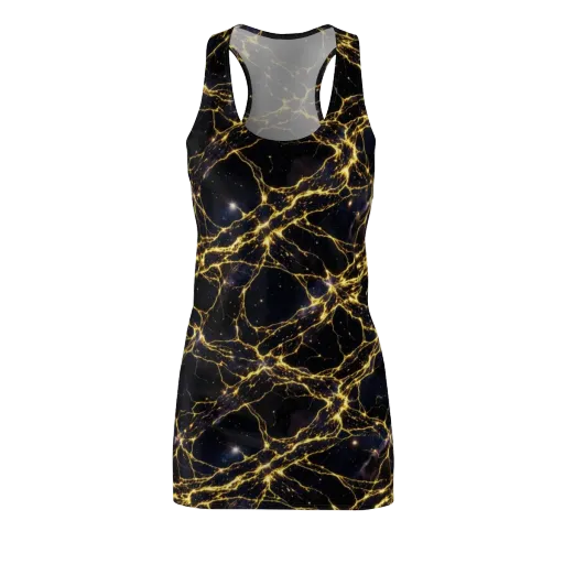 Solar Veins on a Racerback Dress