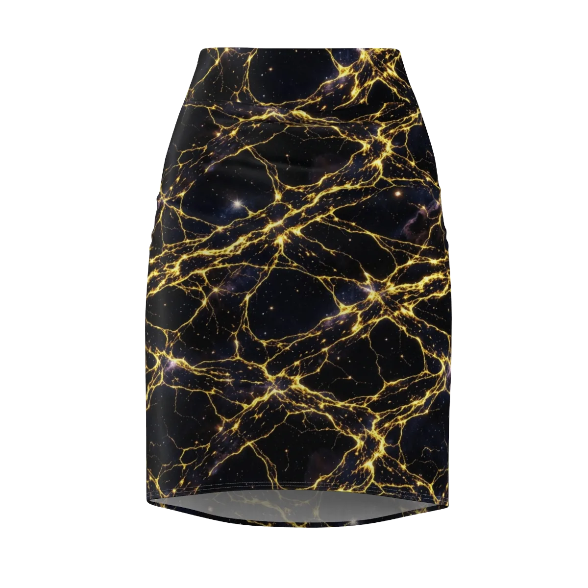 Solar Veins on Pencil Skirt — Front