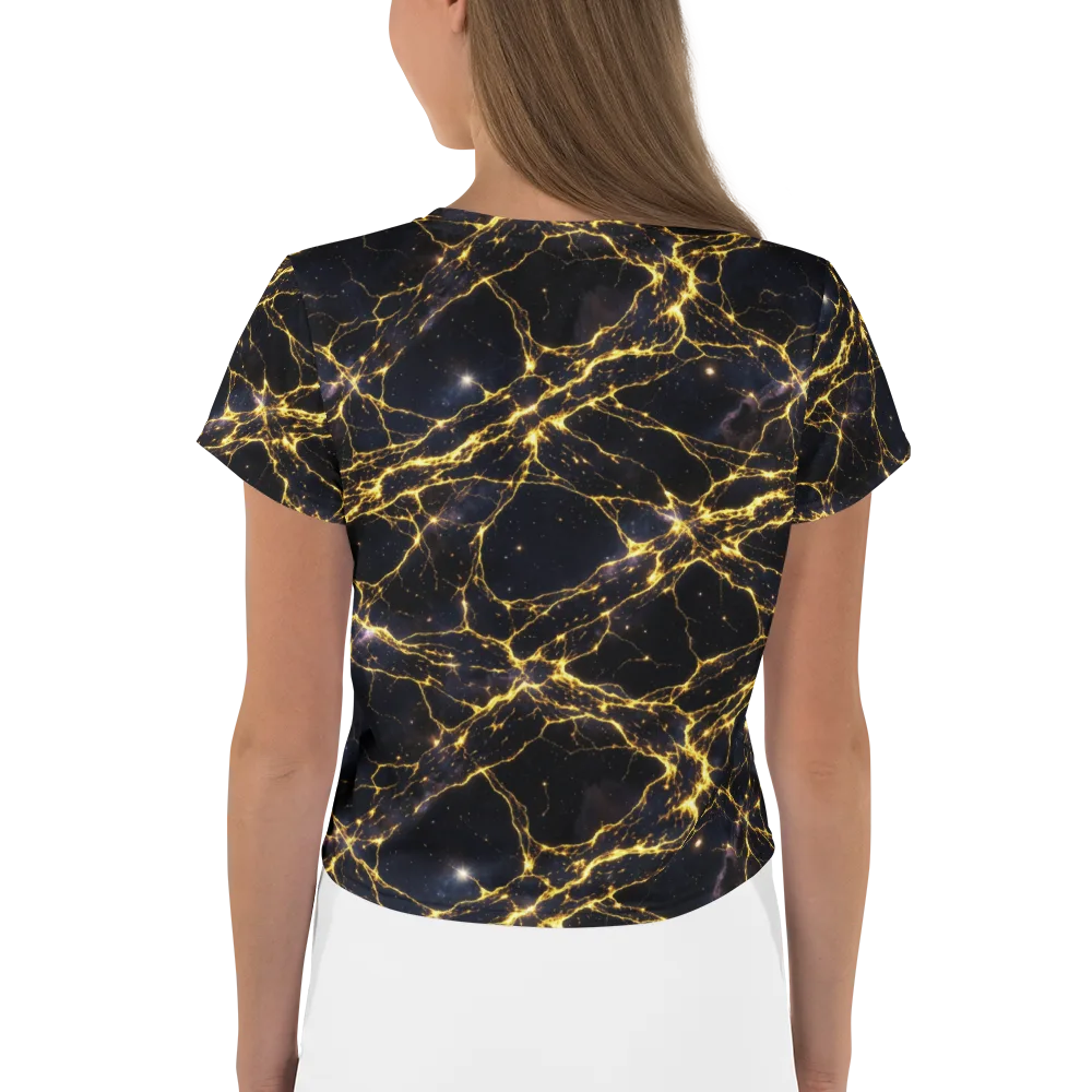 Solar Veins on Crop Tee — Back