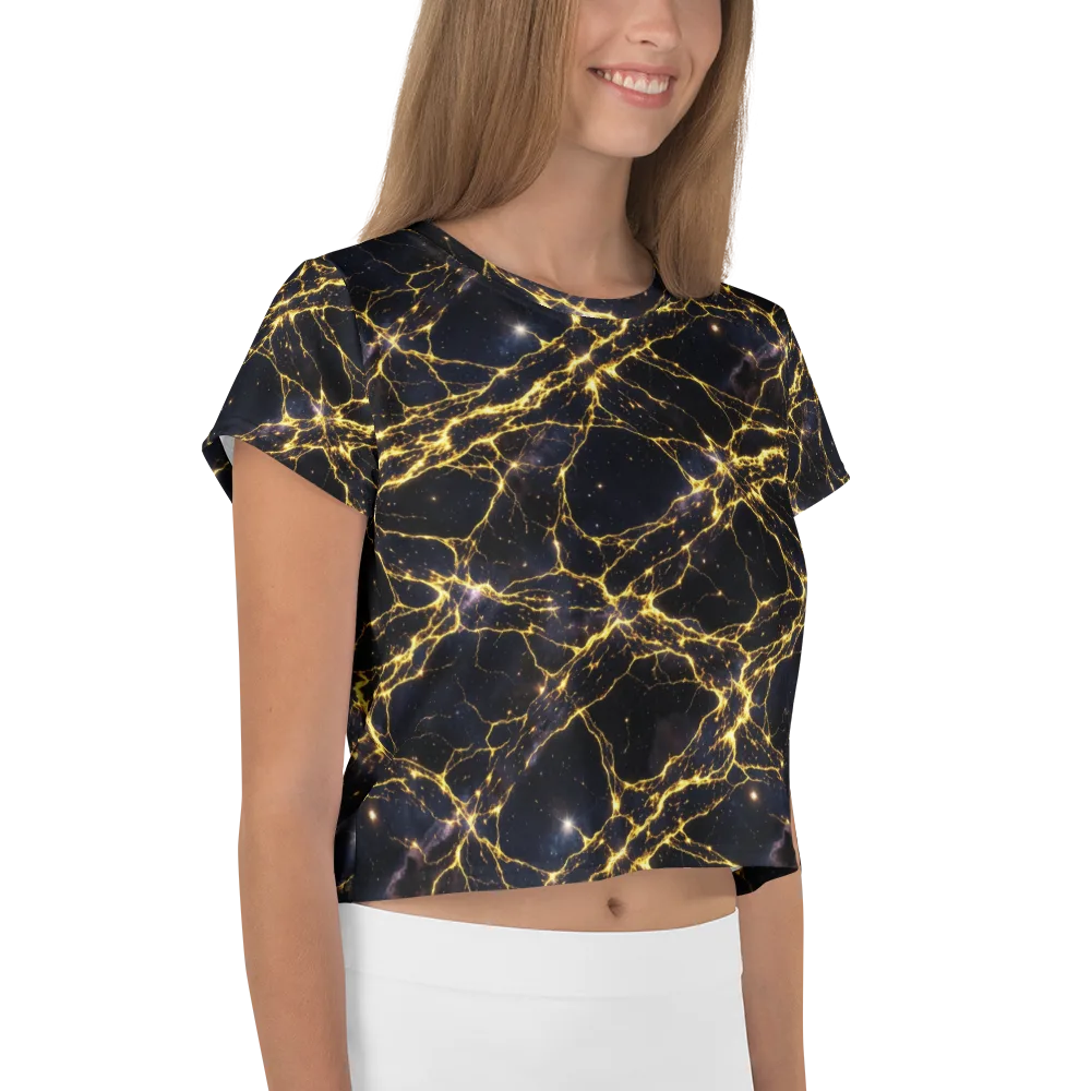 Solar Veins on Crop Tee — Right