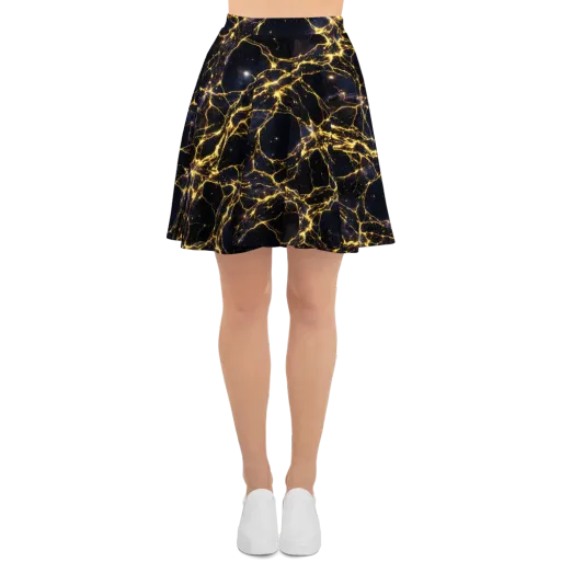 Solar Veins on a Skater Skirt
