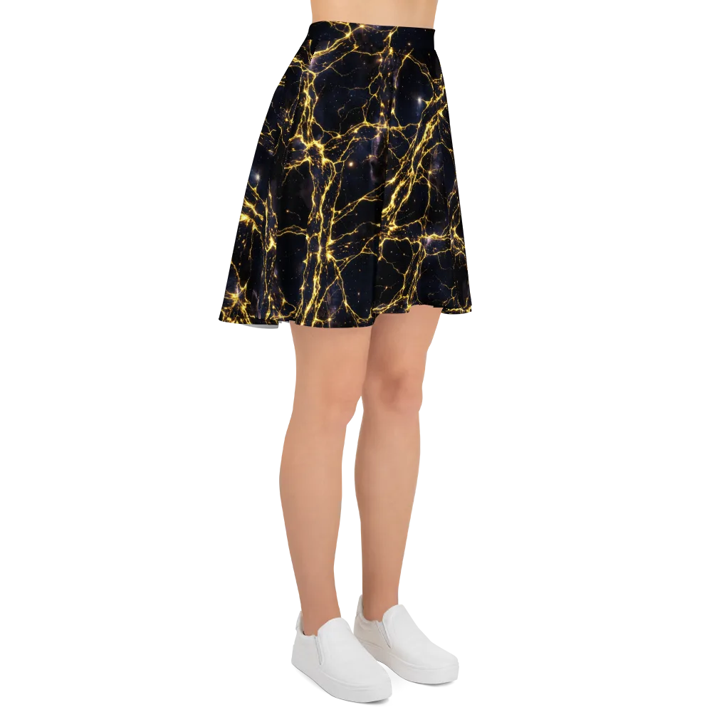 Solar Veins on Skater Skirt — Right