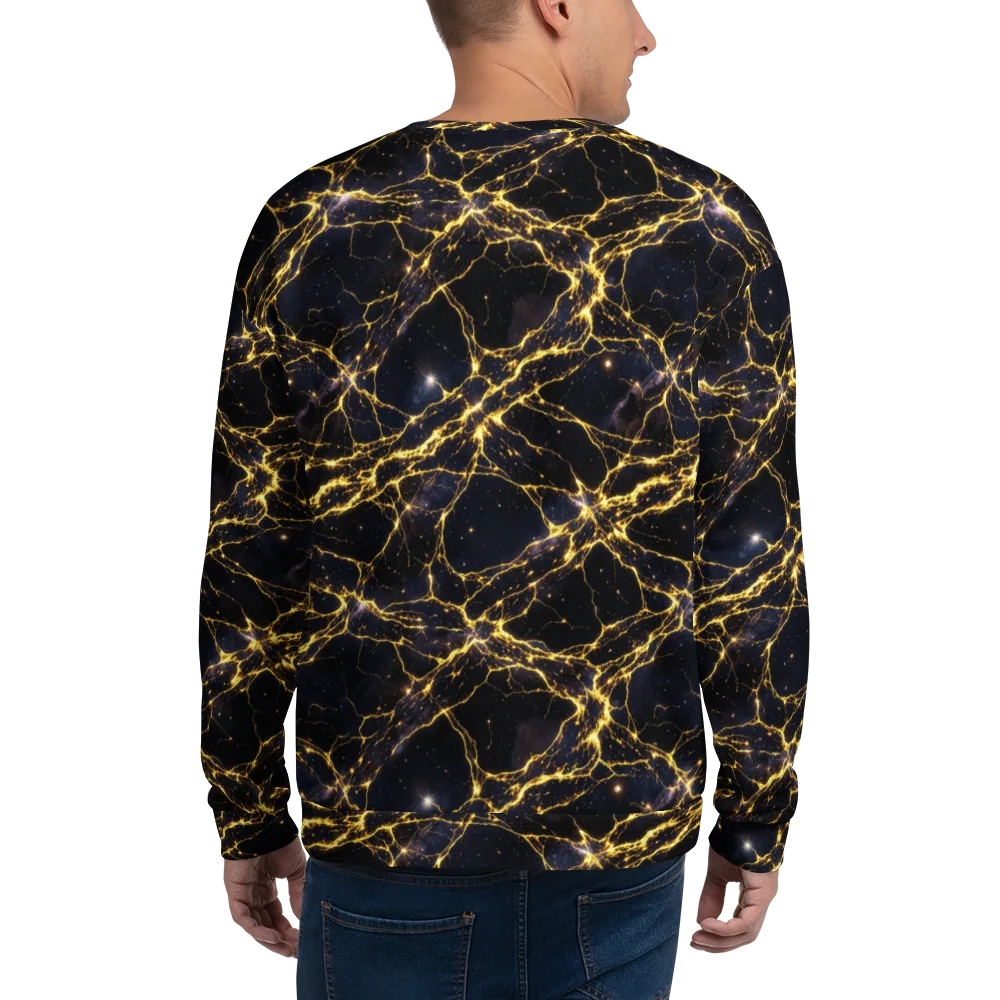 Solar Veins on Sweatshirt — Back