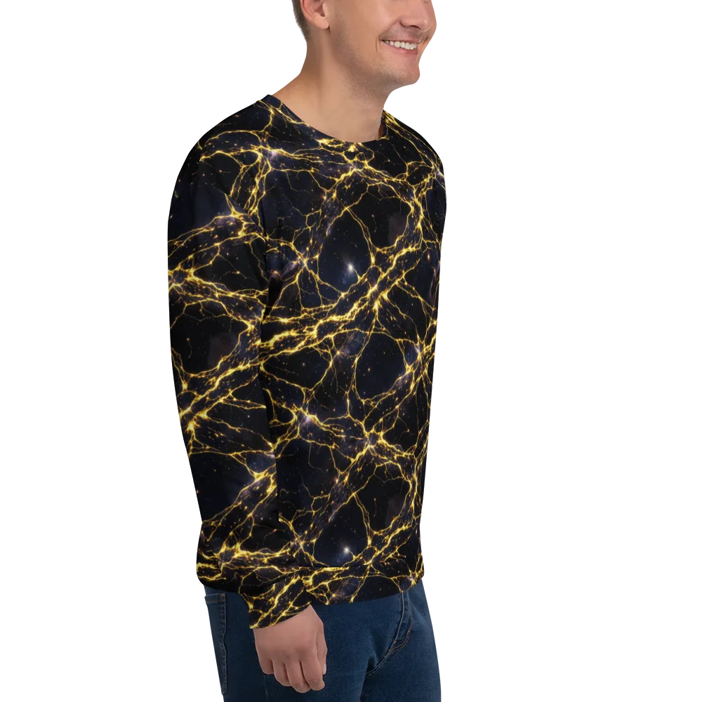 Solar Veins on Sweatshirt — Right Front